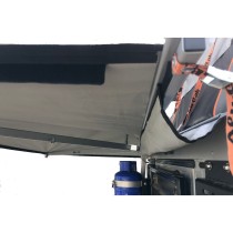 Gouttière de auvent 270° Alu-Cab : étanchéité et confort 4x4
